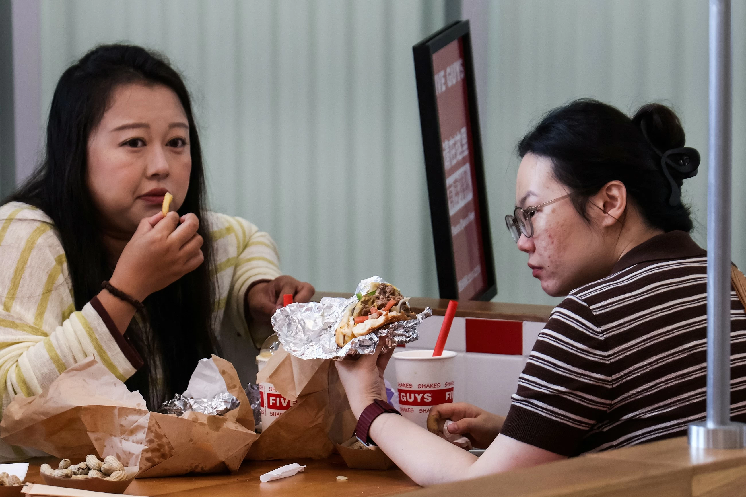 China’s rush for burgers signals a shift in consumer habits