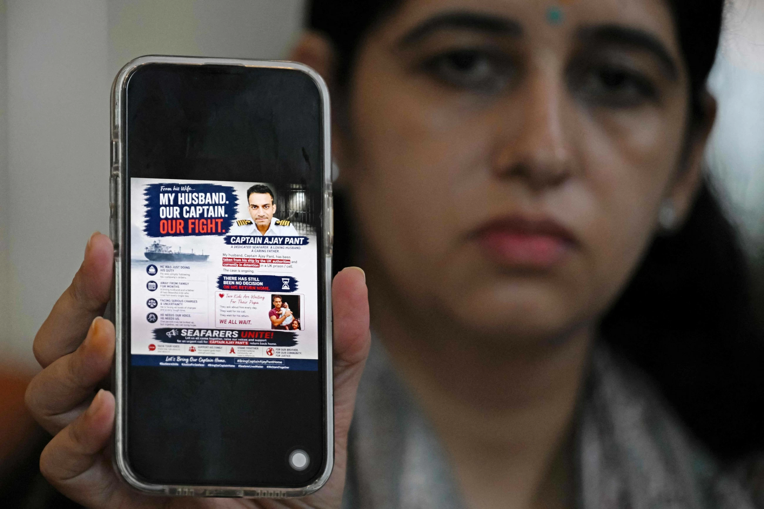 Indian captain 'scapegoat' in Britain's Russia shadow fleet case, wife says
