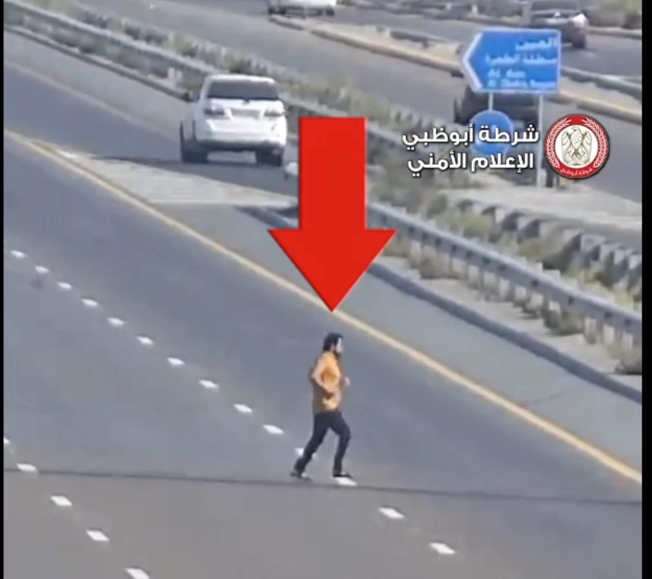 Abu Dhabi Police urge pedestrians to use designated crossing areas