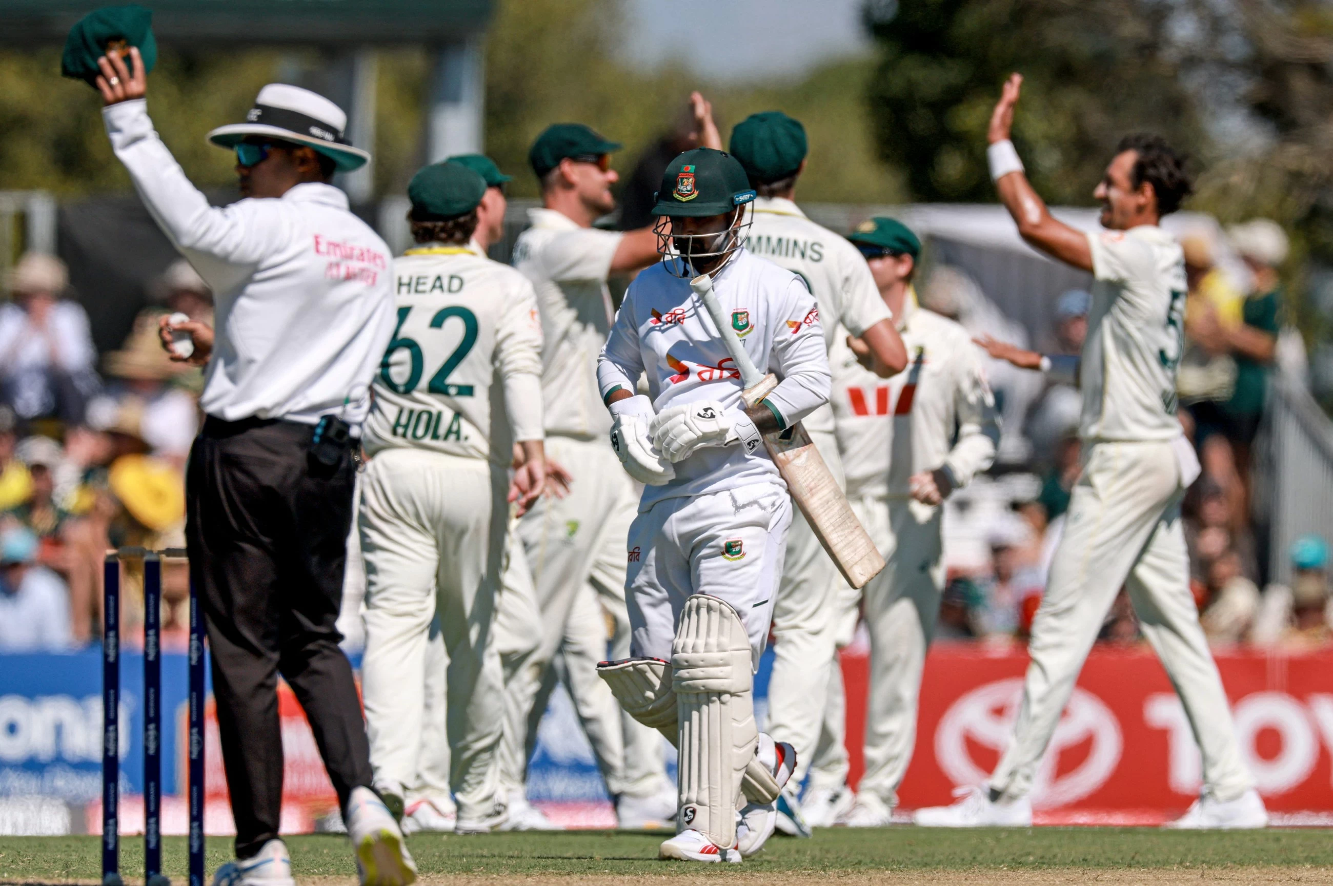 Australia thrash Bangladesh by innings and 51 runs in Mackay to tie series