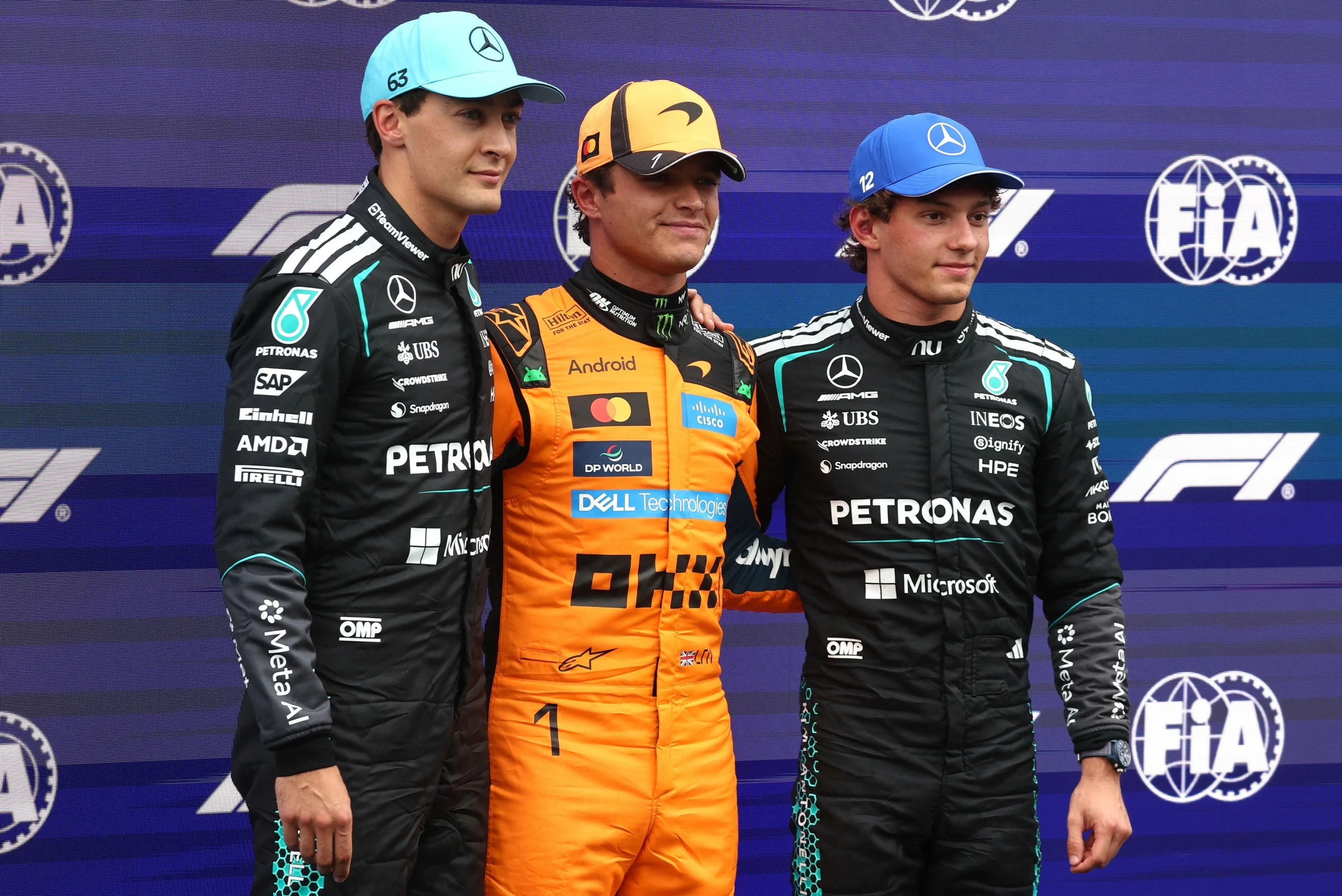 Norris beats Russell to pole in Dutch hat-trick for McLaren