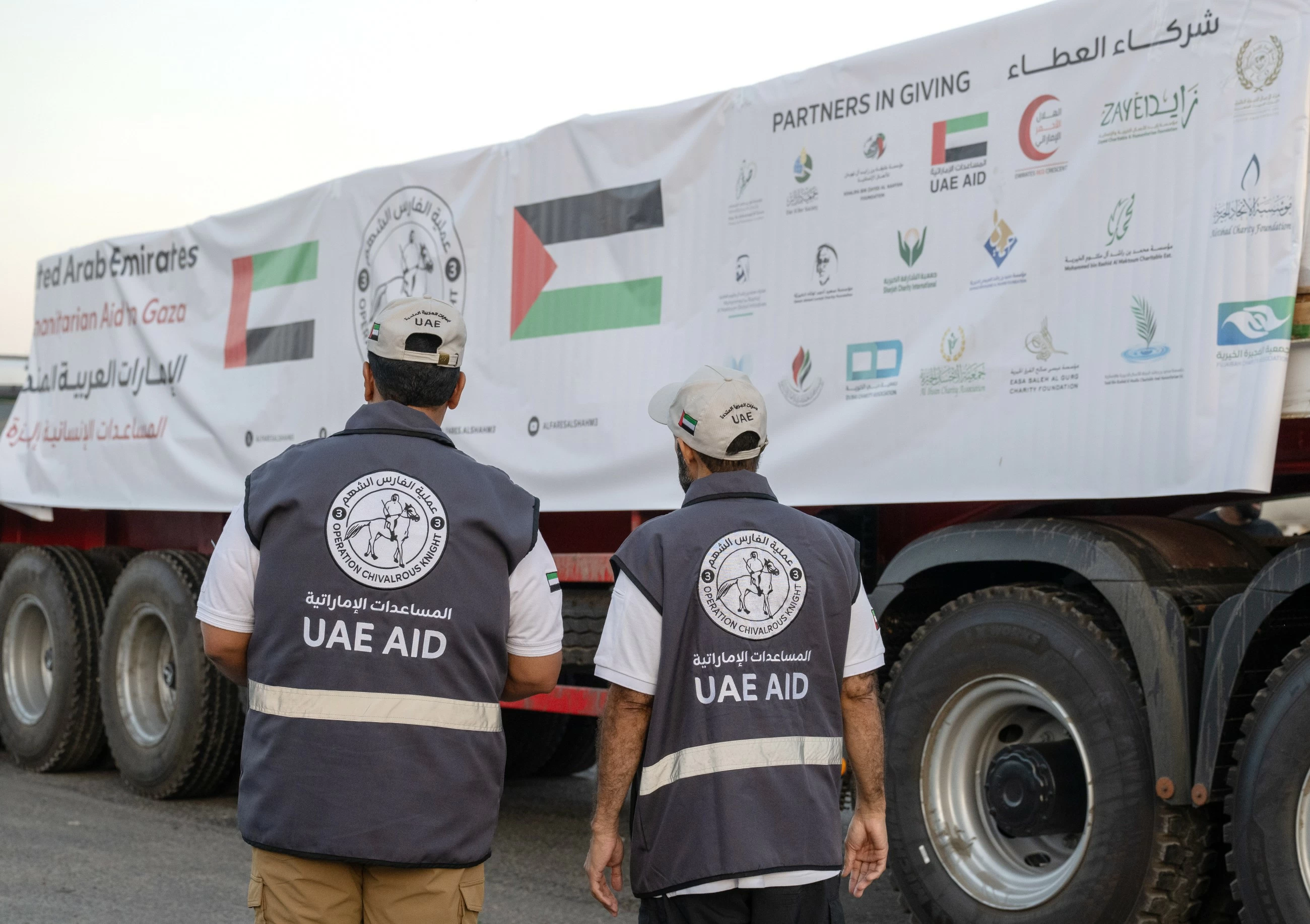 Five UAE aid convoys enter Gaza under Operation Chivalrous Knight 3