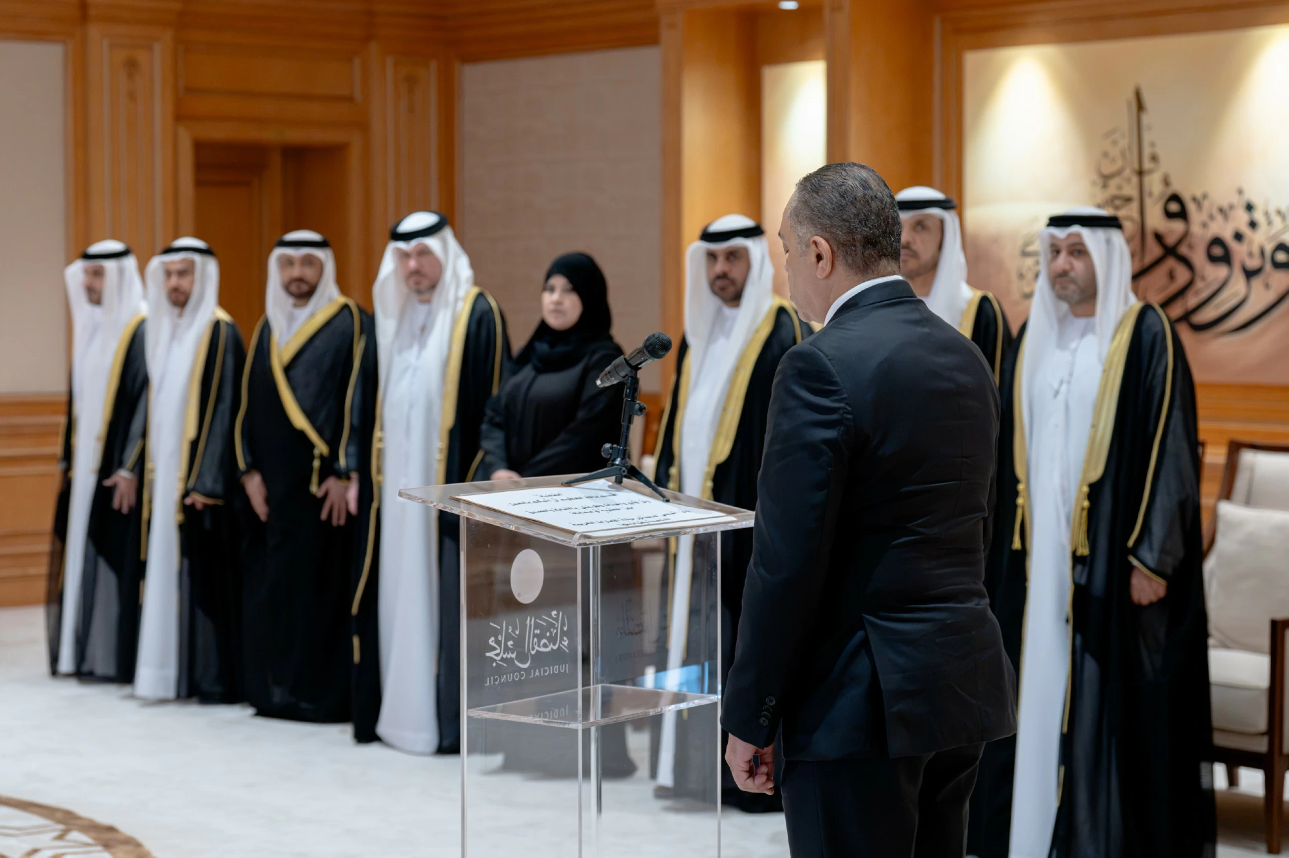 Sultan Bin Ahmed witnesses swearing-in of 31 judicial officials in Sharjah