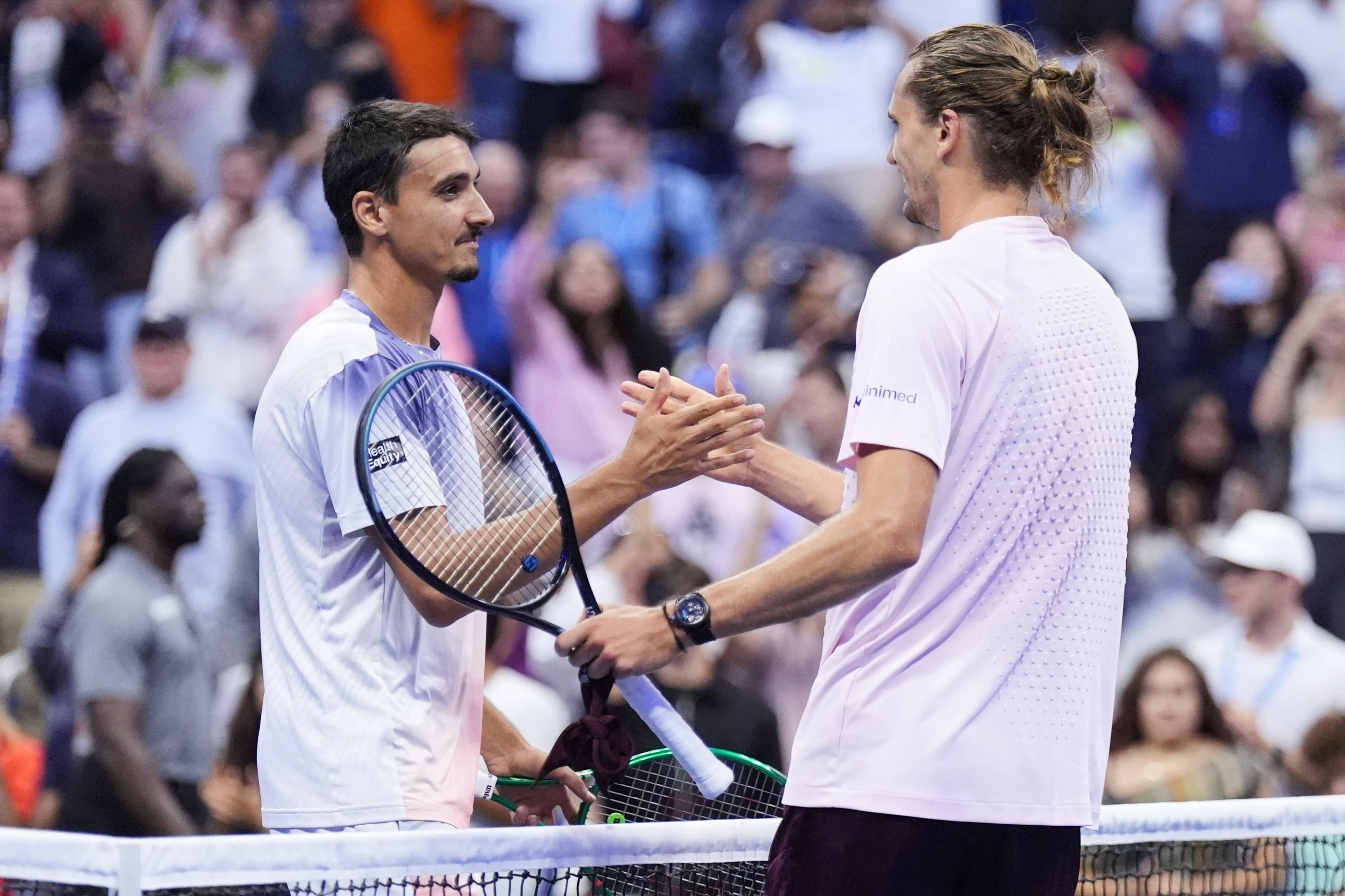 Zverev wins wild five-setter, Rybakina and Gauff ease through at US Open