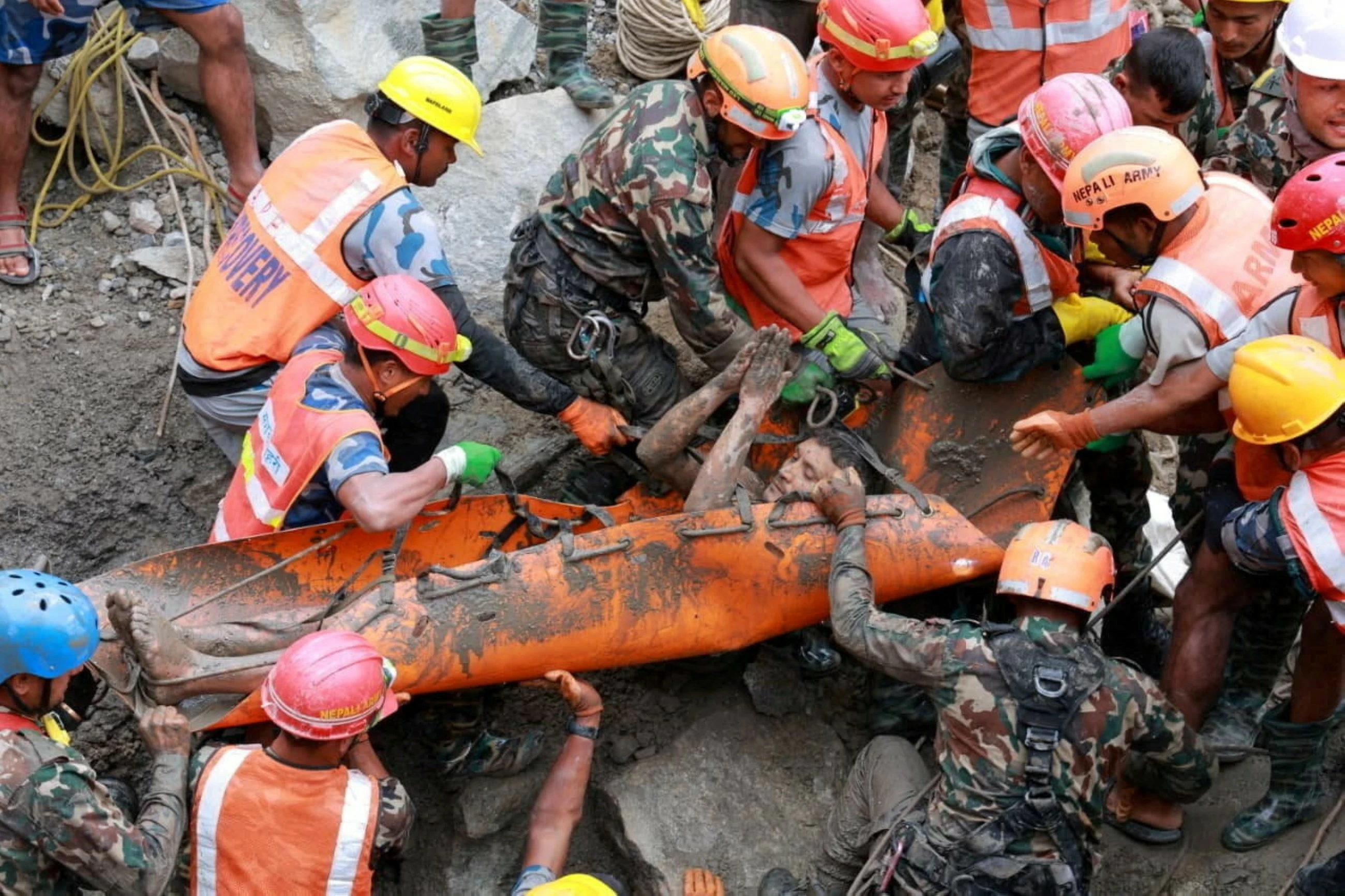 2 trapped workers rescued from hydropower tunnel 9 days after Nepal floods