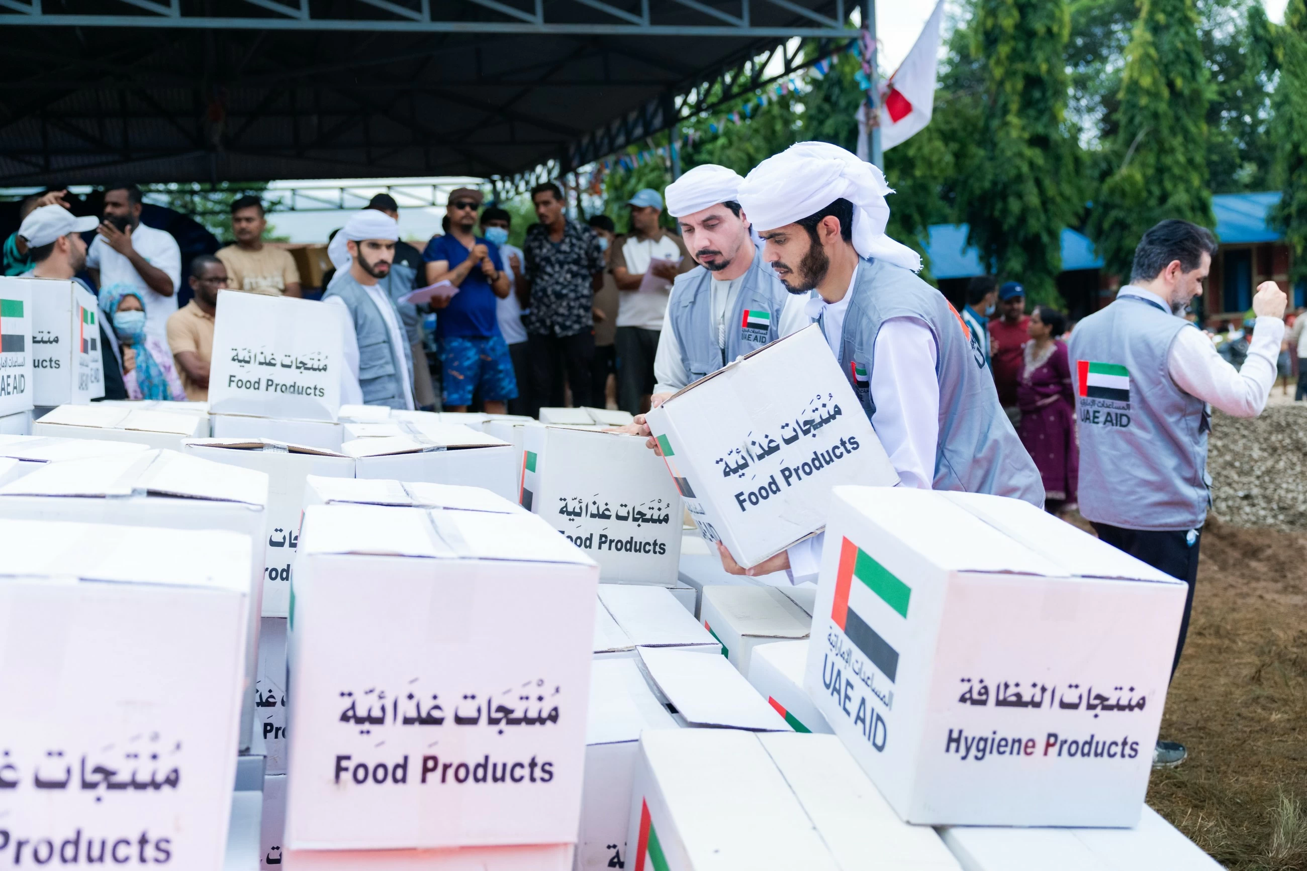 UAE begins distributing relief supplies to flood-hit Nepal communities