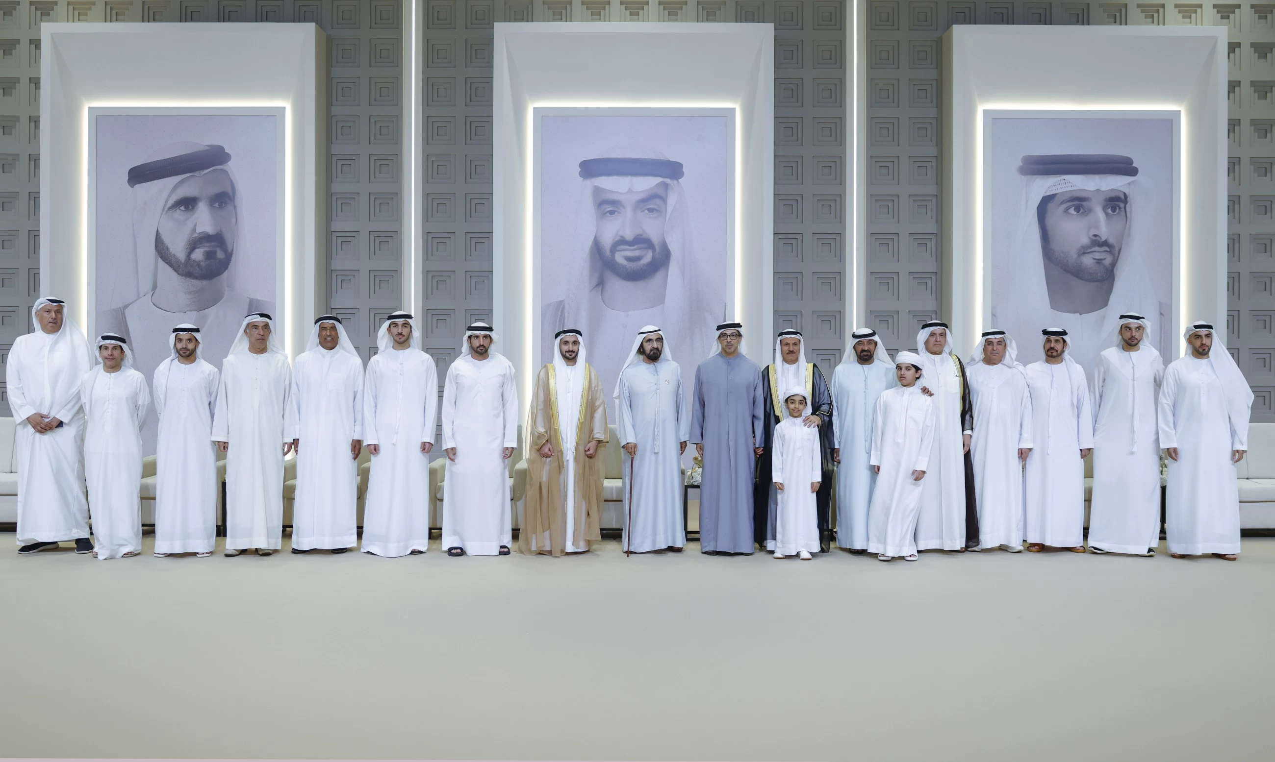 Sheikh Mohammed and Sheikh Mansour attend wedding of Sultan Al Mansouri