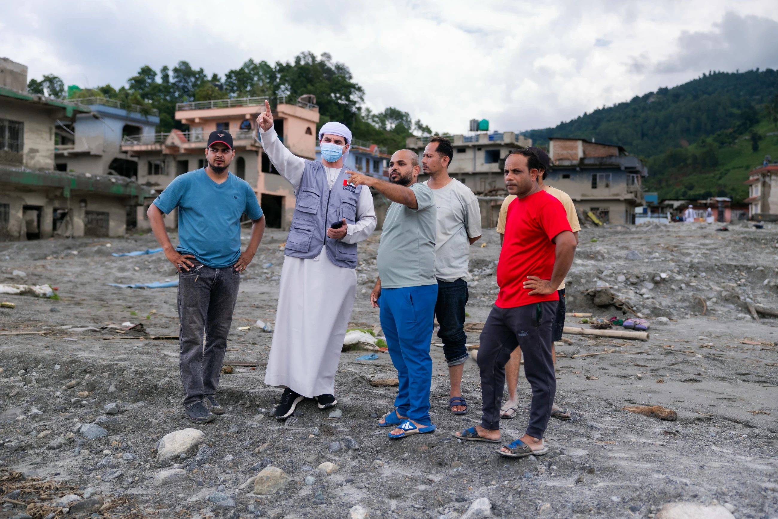 UAE Search and Rescue Team commences field operations in flood-affected areas in Nepal