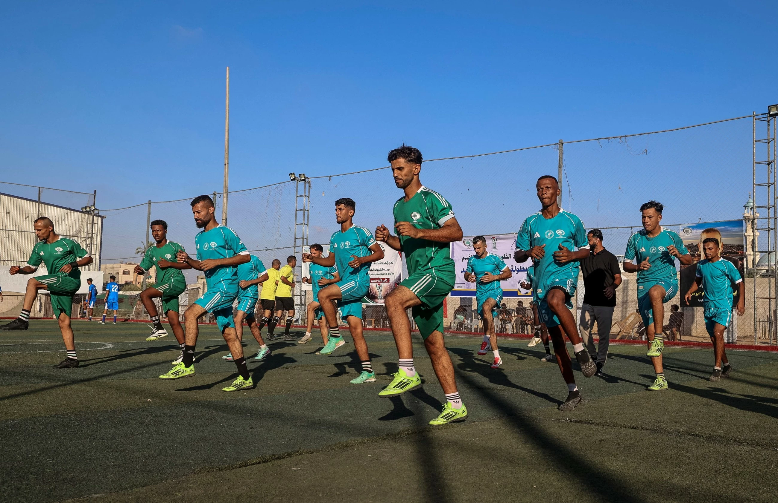 With joy and grief, Palestinian football marks return