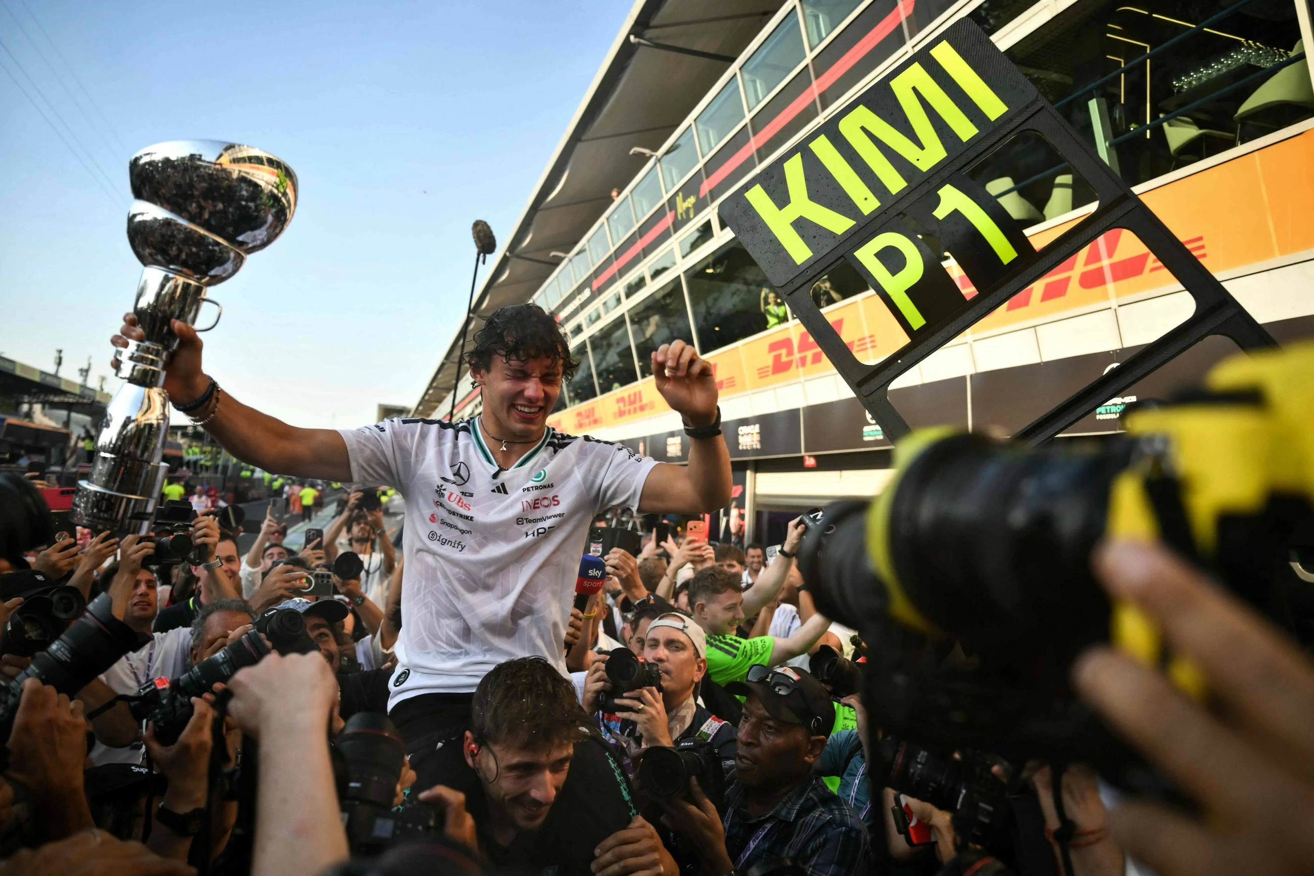 Kimi Antonelli makes statement with win at Italian Grand Prix