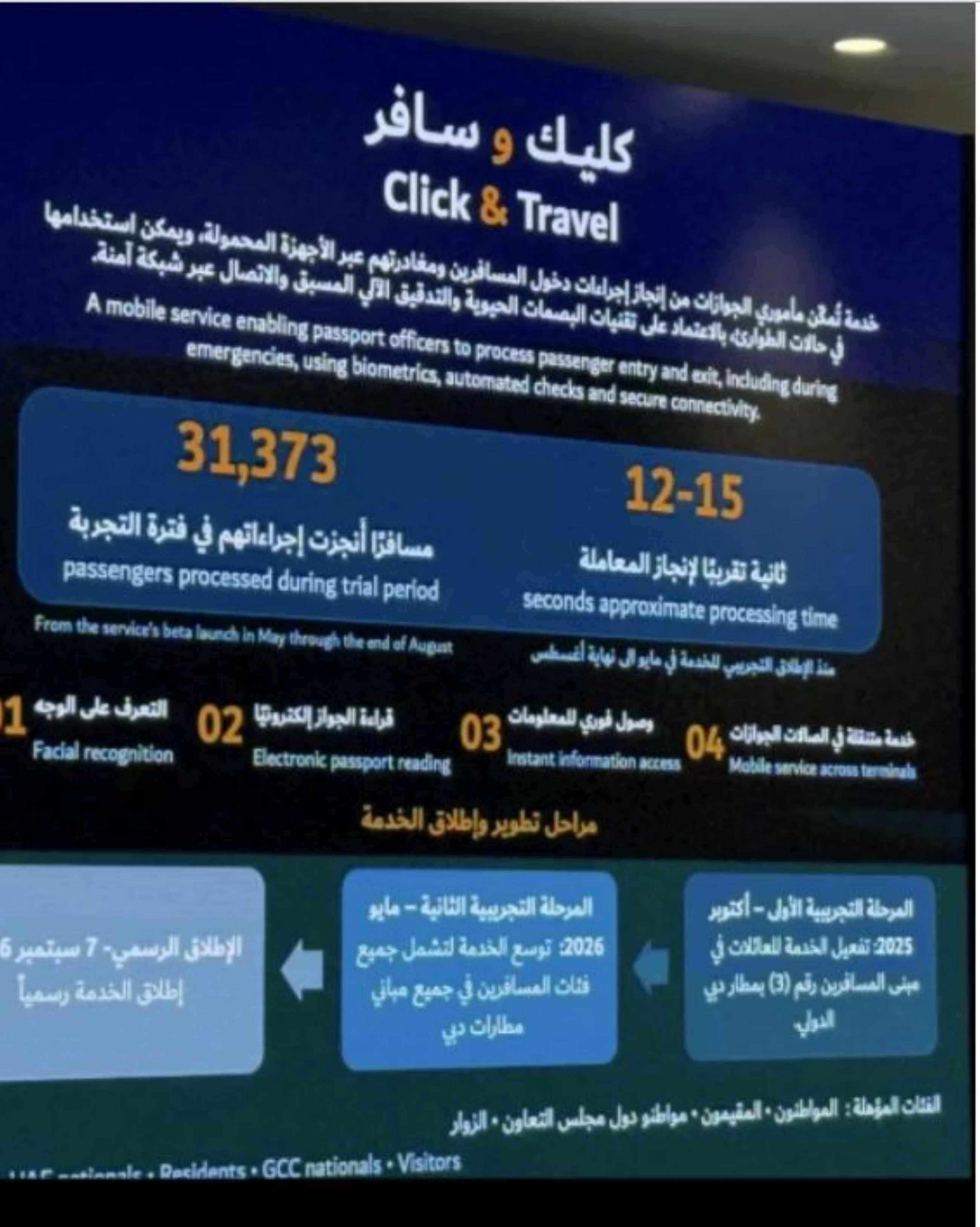 VIDEO: Dubai airport's 'Click & Travel' service completes transit formalities in just 12 seconds