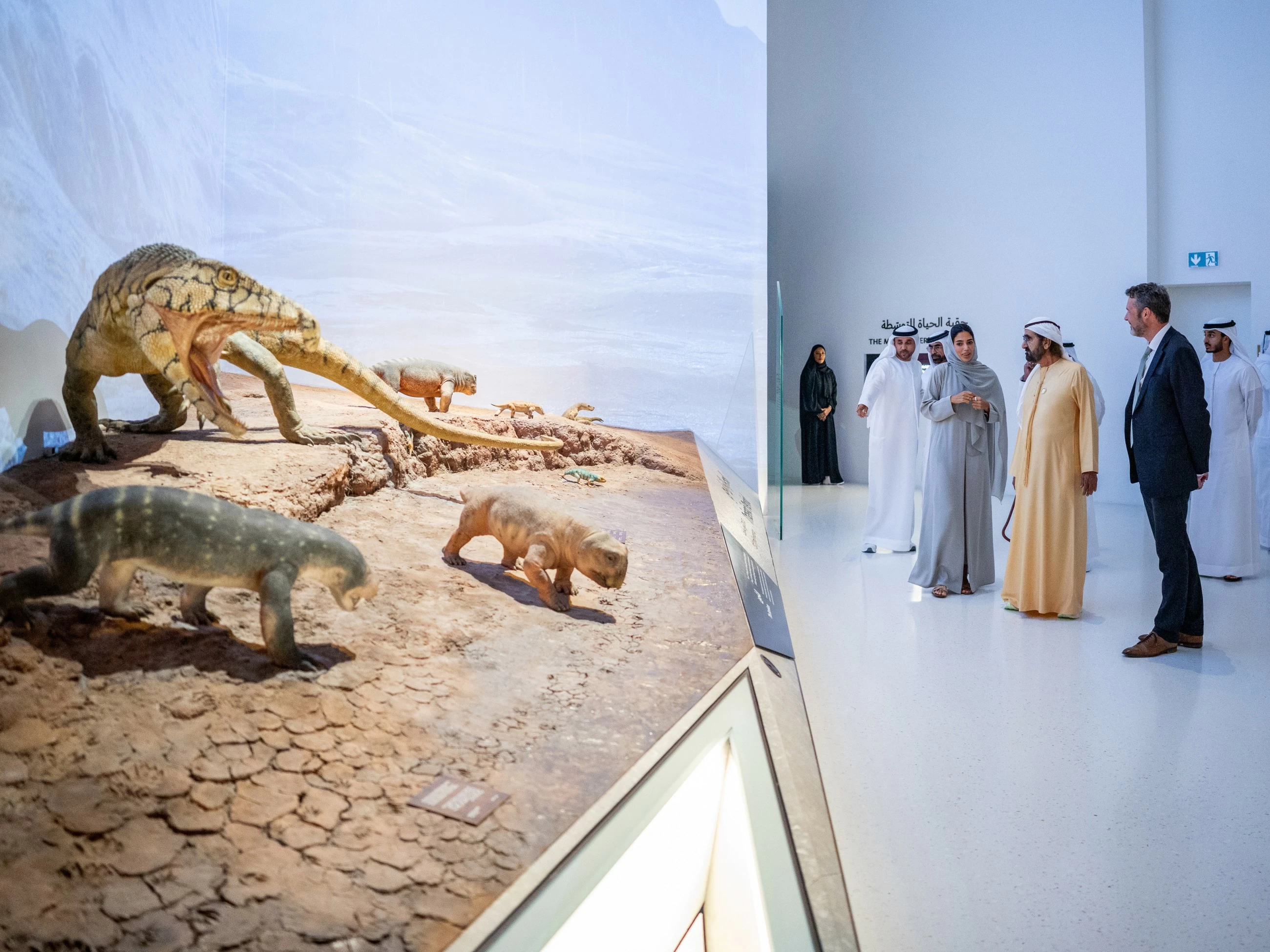 Sheikh Mohammed tours Abu Dhabi&rsquo;s new Natural History Museum