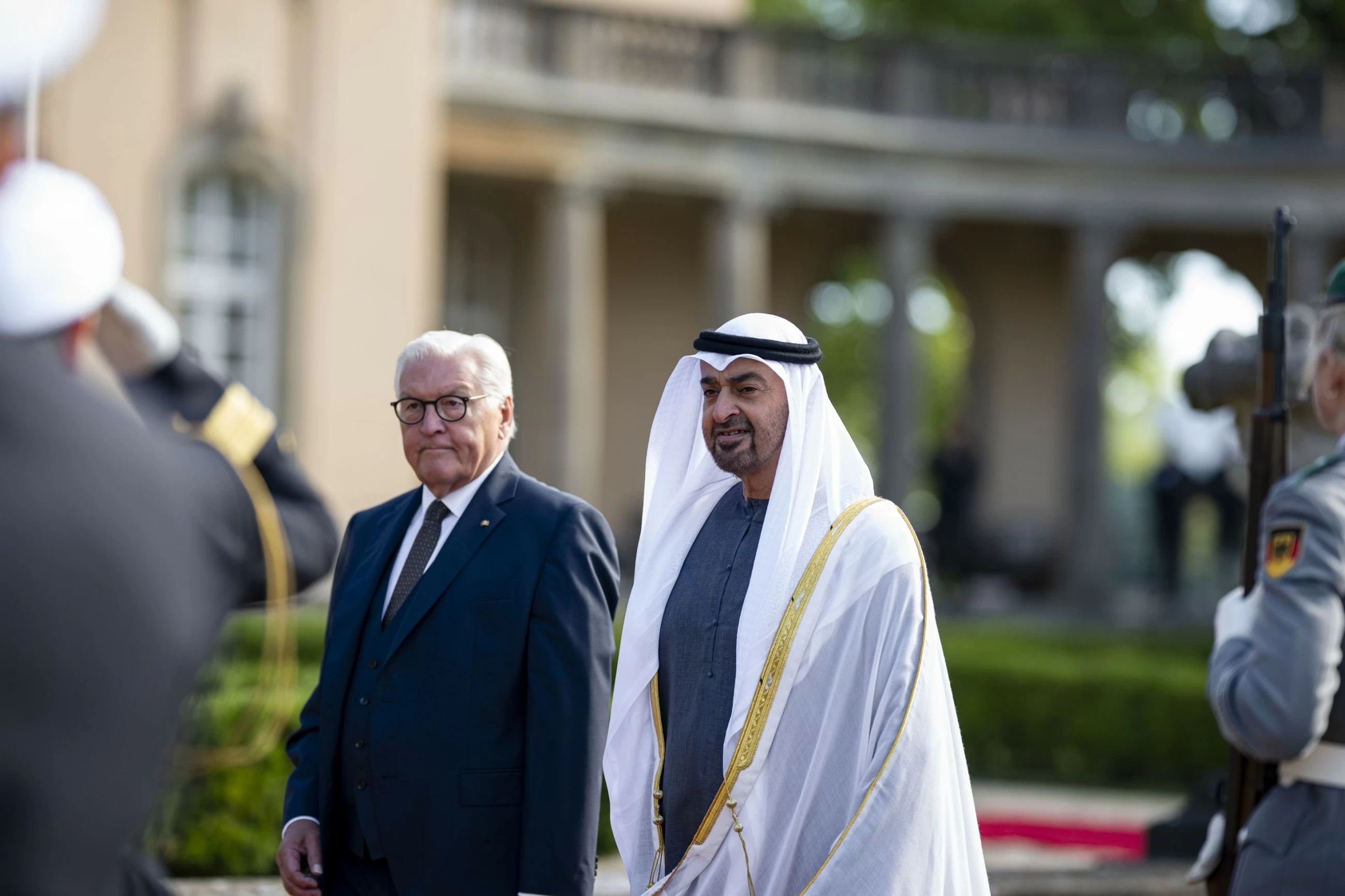 UAE, German leaders seek lasting peace in Mideast