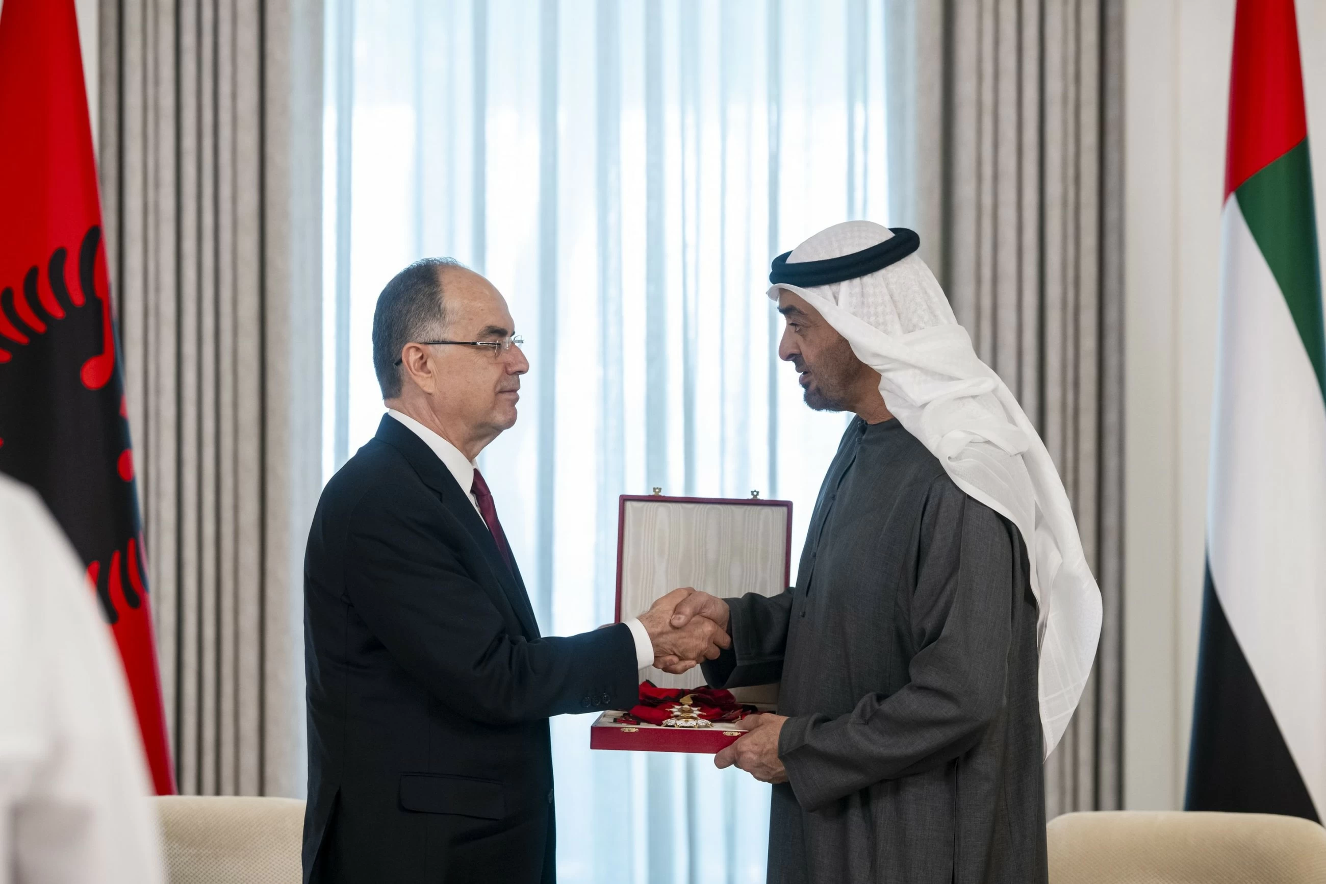 UAE, Albania Presidents discuss bilateral ties and regional developments