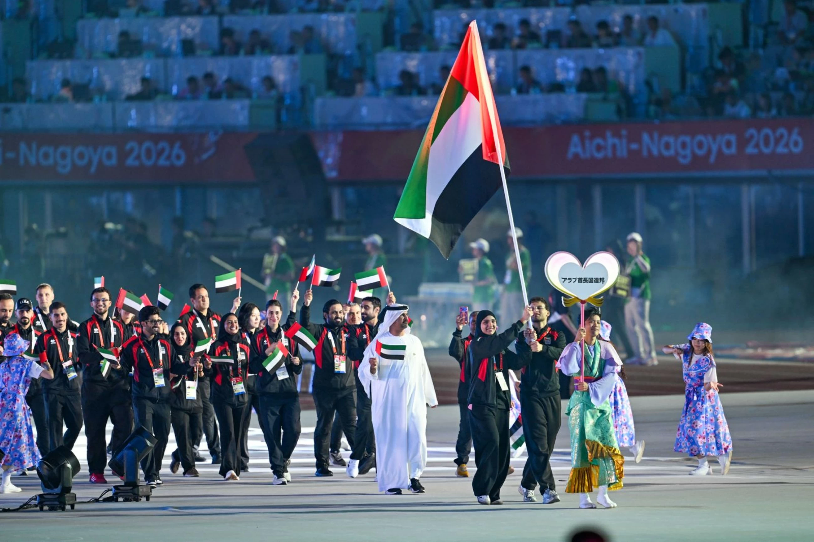 UAE flag flies high as 20th Asian Games open with glitzy ceremony