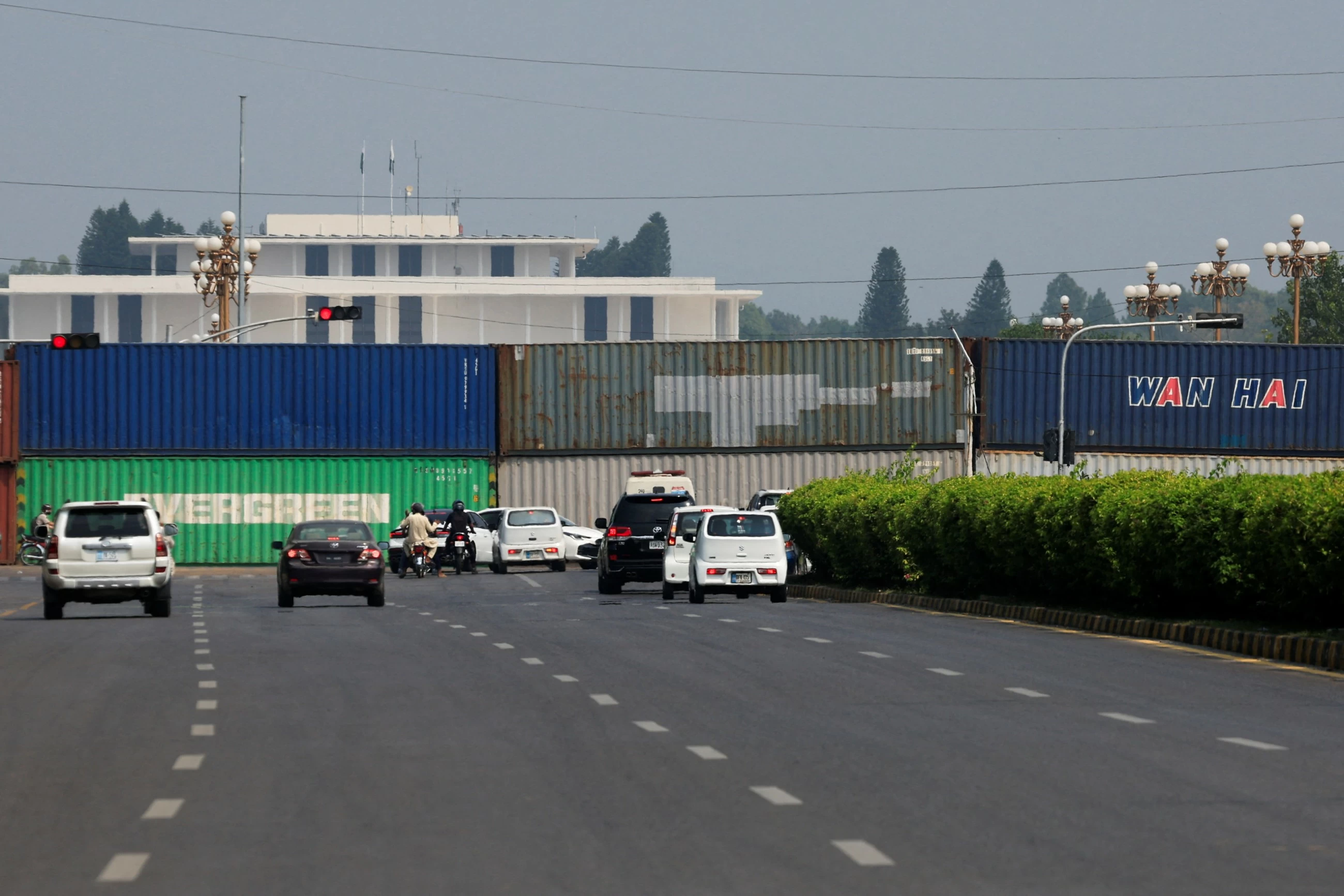Pakistan blocks key roads around capital ahead of Sunday's planned pro-Imran Khan protest
