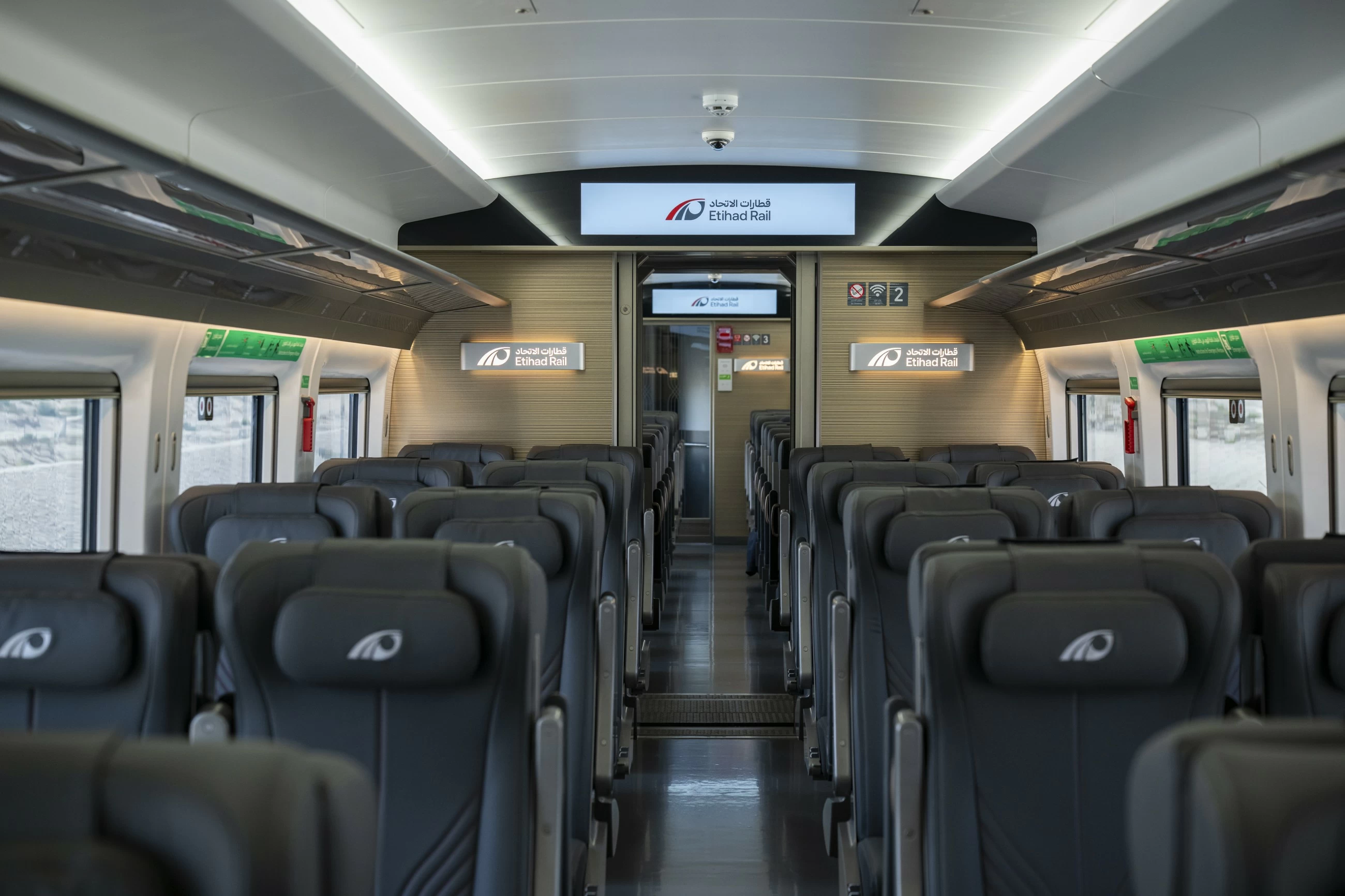 UAE President travels aboard Etihad Rail from Abu Dhabi to Dubai; Hamdan, Theyab inaugurate Dubai station