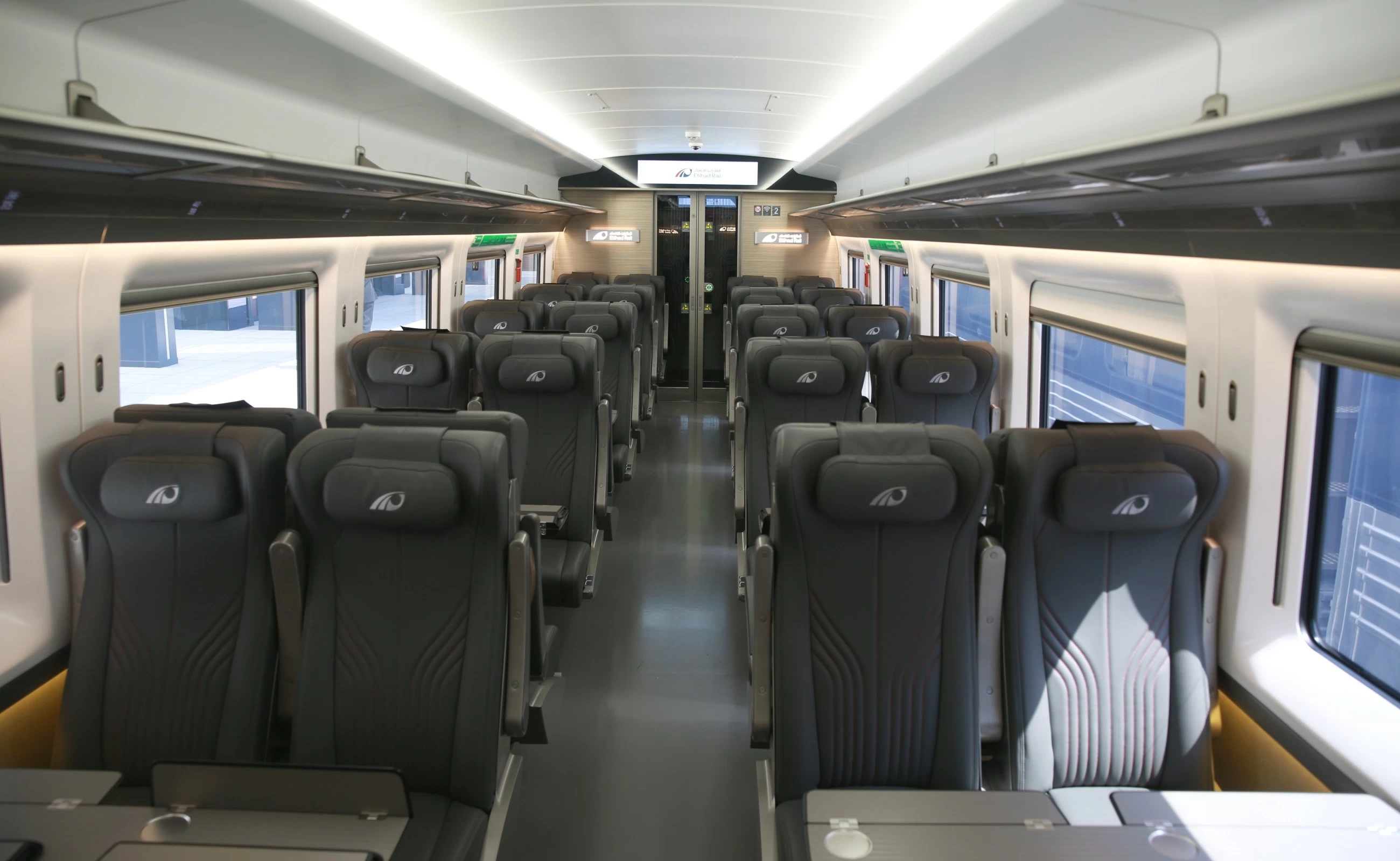 Etihad Rail's passenger train reaches Dubai's Al Yalayis station ahead of Sept.30 launch