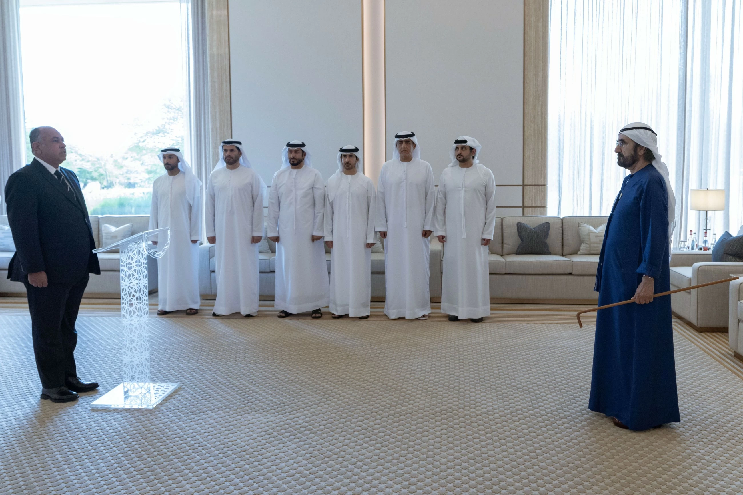 Sheikh Mohammed presides over swearing-in ceremony of 15 new judicial inspectors in Dubai