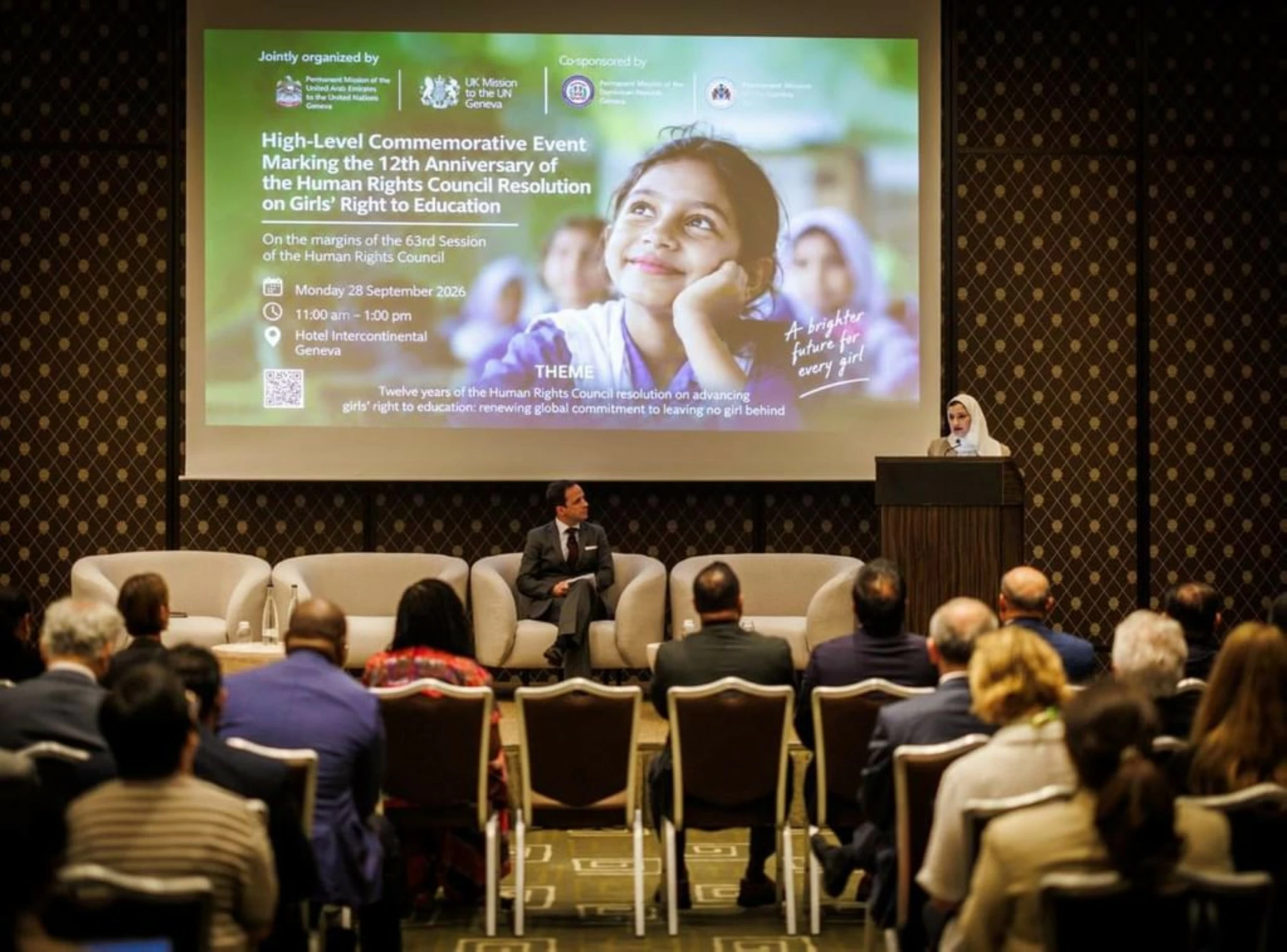 UAE Participates in Geneva Event on Girls’ Education Rights UAE Participates in Geneva Event on Girls’ Education Rights