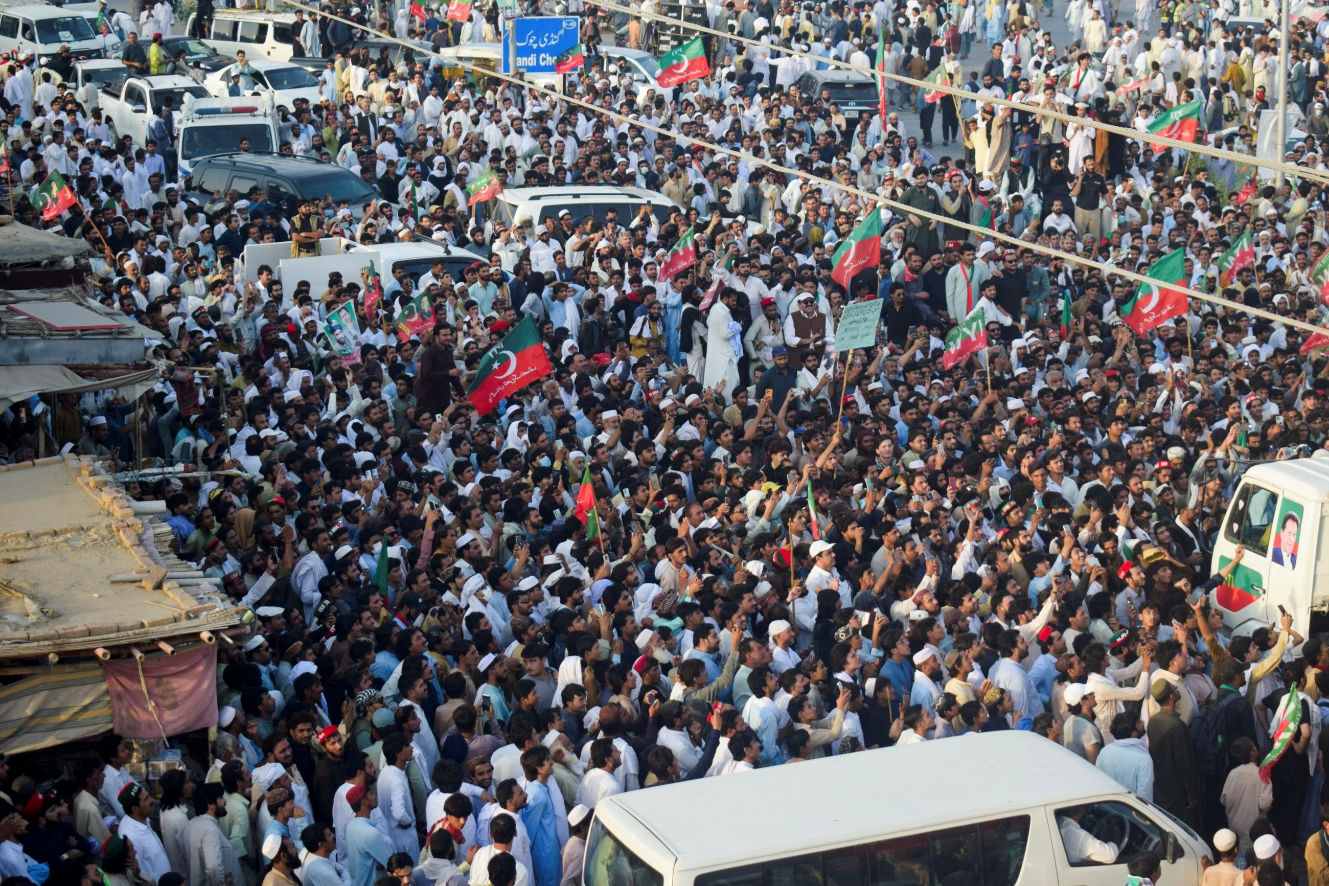 Imran Khan supporters march in Pakistan to demand his release after talks failed