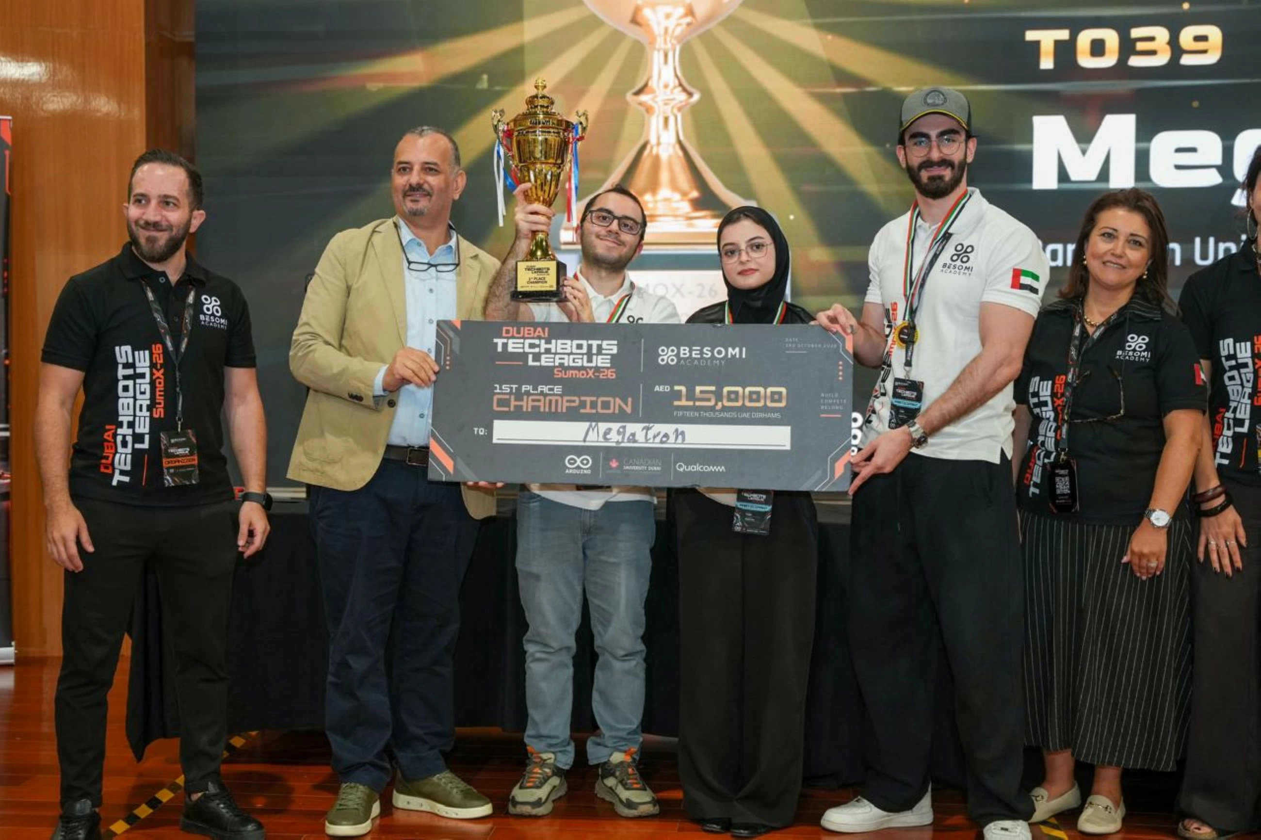 Canadian University Dubai's team wins robotics competition