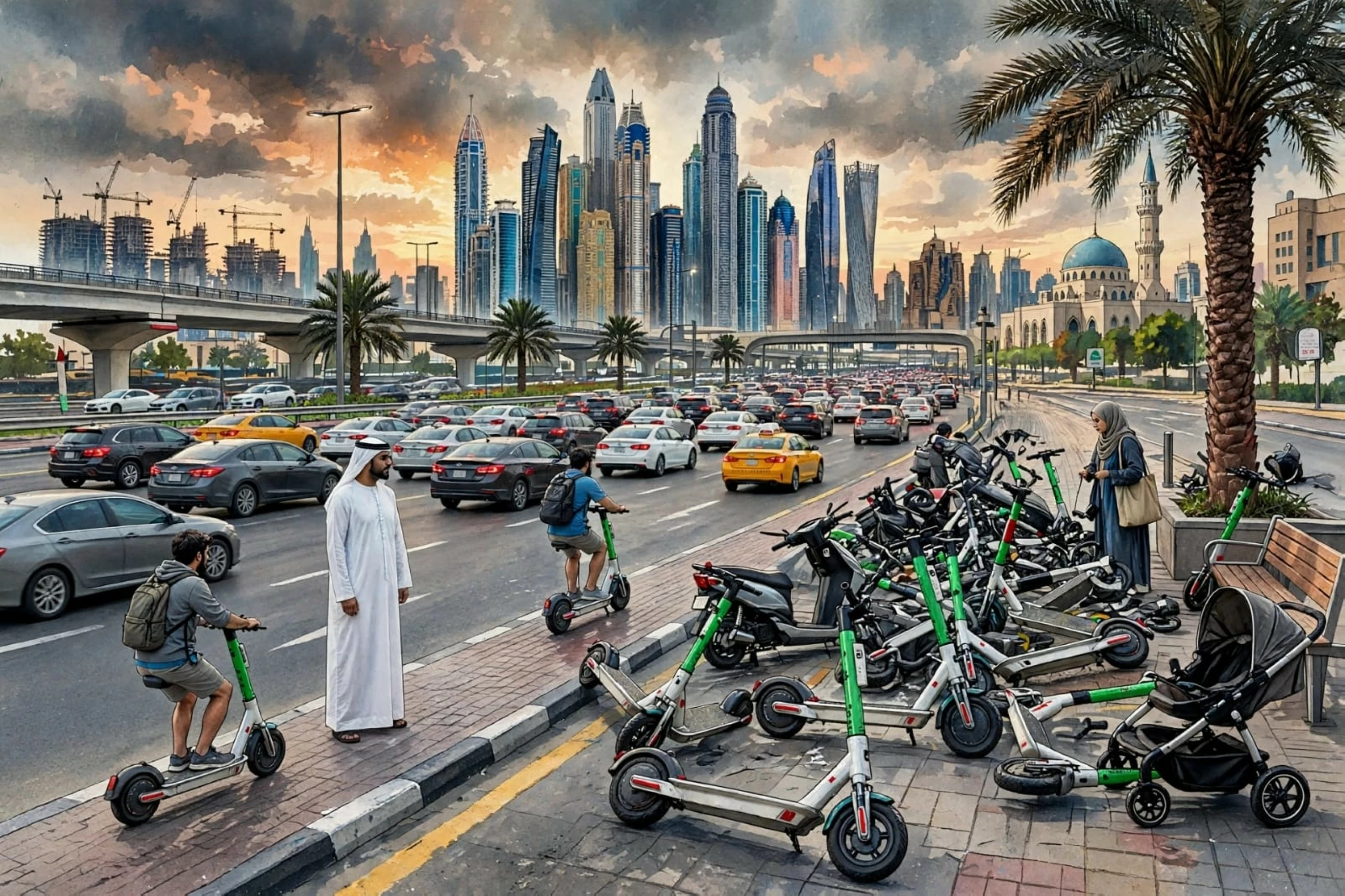 Abu Dhabi Police confiscate 9,237 e-scooters over traffic violations