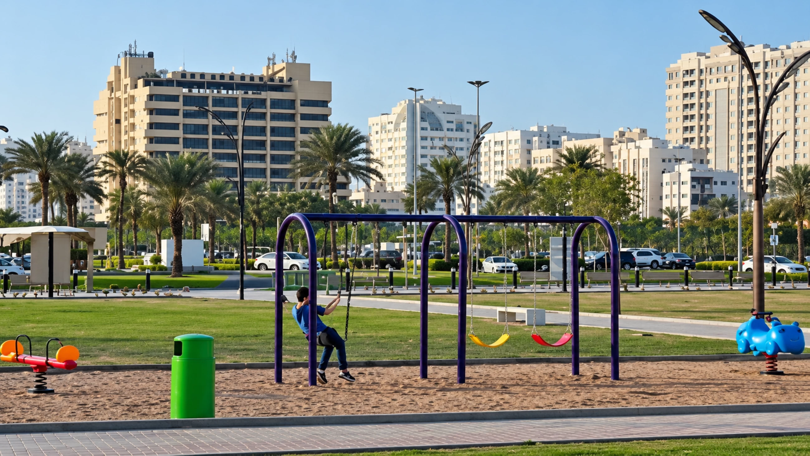 Sharjah redevelops Al Ittihad Square Park with new cycling track and sports facilities