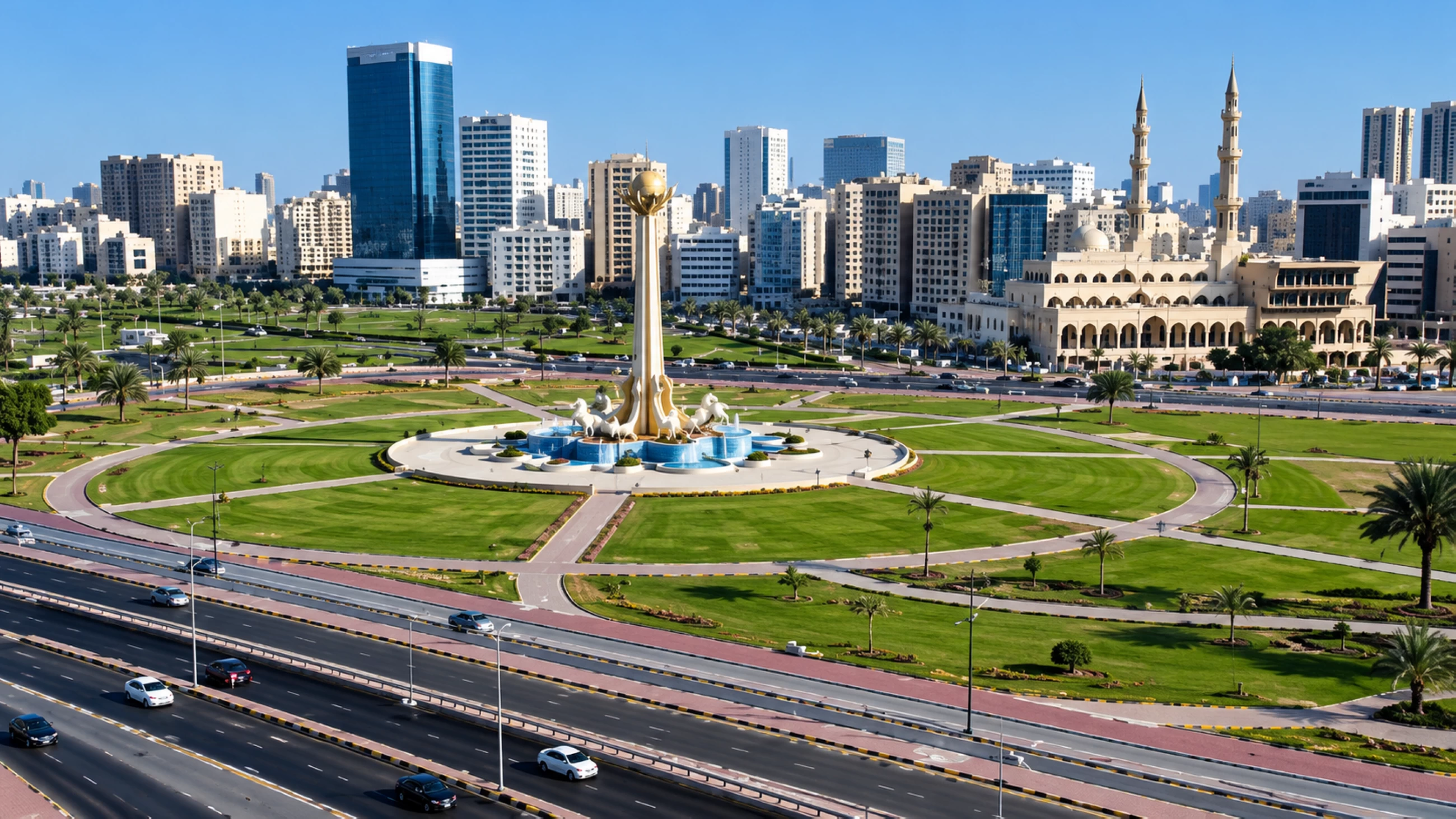 Sharjah redevelops Al Ittihad Square Park with new cycling track and sports facilities